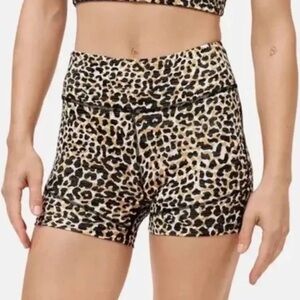 OUTDOOR VOICES | Move Free Shorts in Leopard Print | M